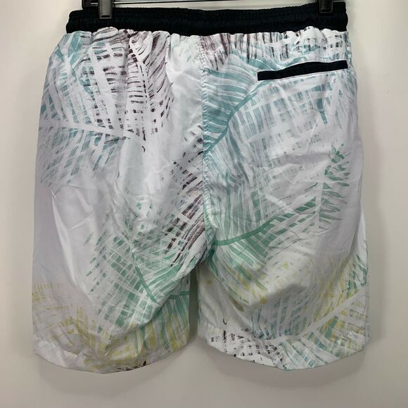 Vestige Mens Tortuga Drawstring Swim Trunks White Multicolor S - Picture 2 of 4